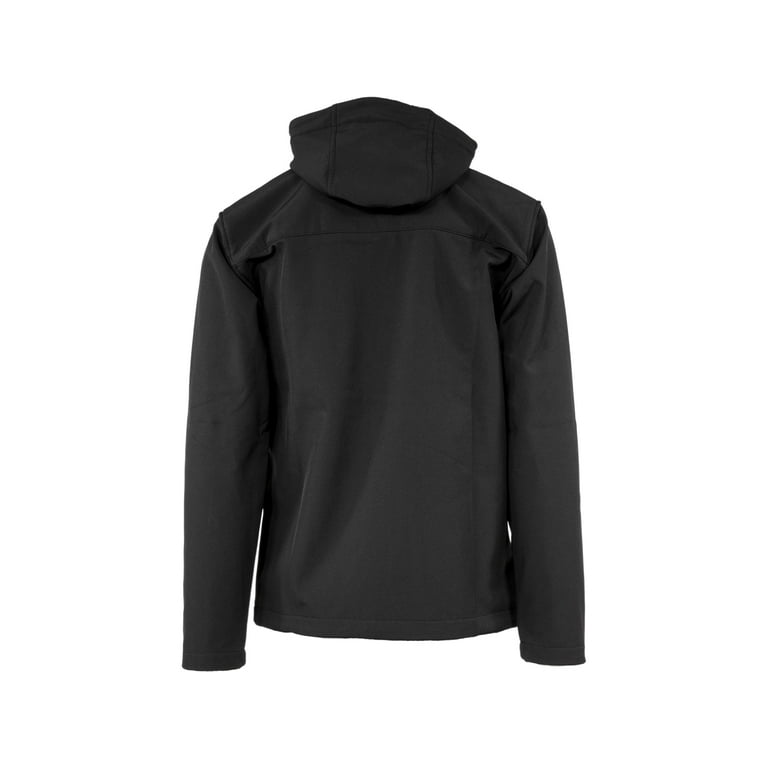 MidwayUSA Men's Firesteel Hooded Softshell Jacket Black XL