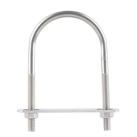 

Hampton 02-3450-206 U-Bolt Stainless Steel Zince 0.25 x 2 x 3.5 in. - pack of 5