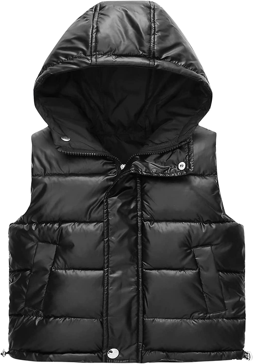 Kids Down Vest Toddler Boys Girls Winter Gilets Sleeveless Quilted Coat Lightweight Bodywarmer Padded Jacket 