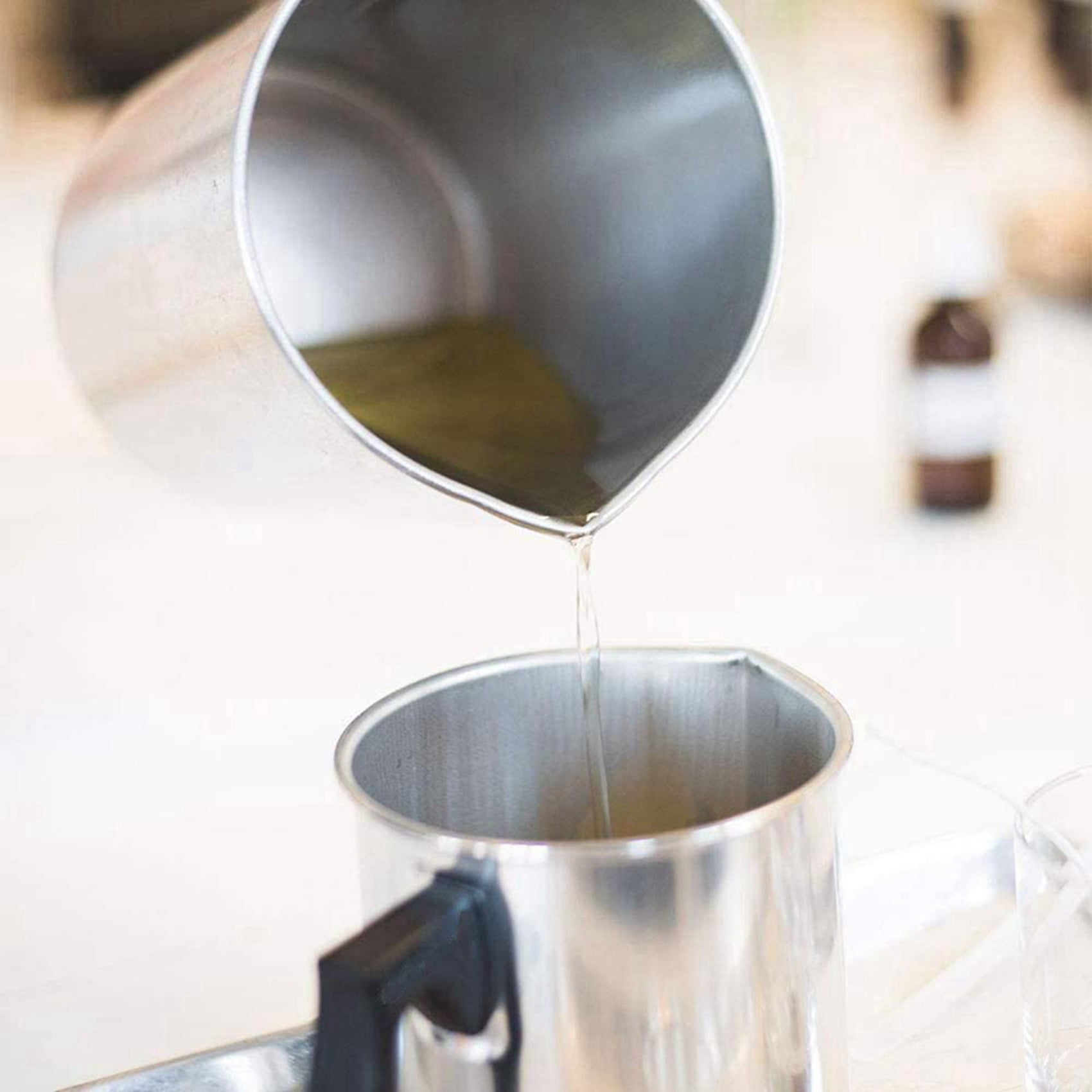 2X 4 Pounds Candle Making Pouring Pot, Aluminum Construction Candle Making Pitcher Dripless Pouring Spout