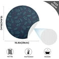 thumbnail image 4 of GZHJMY Christmas Candy Round Placemats Set of 1, Non-Slip PVC Table Mats Washable Heat Resistant Place Mats for Kitchen Dining Table Christmas Home Decor, 15.4 Inch Table Mat, 4 of 7