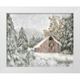 thumbnail image 1 of Murdock, Ramona 18x15 White Modern Wood Framed Museum Art Print Titled - Christmas at the Ranch, 1 of 4