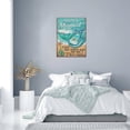 thumbnail image 2 of Mermaid Tail Wall Art Teal Beach Bathroom Pictures Mermaid Wall Decor Canvas Prints Painting Modern Home Framed Artwork Gifts For Girls Room Bathroom Bedroom 12"x16", 2 of 6