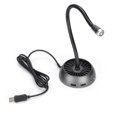 thumbnail image 2 of Micrófono USB HXSJ, calidad de sonido clara, micrófono, estación de acoplamiento HUB sin controlador, tubo de voz para conferencias de chat de juegos, 2 of 8