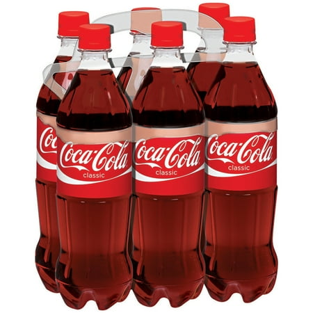 Coca-Cola Bottles, 24 fl oz, 6 Pack - Walmart.com