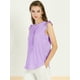 thumbnail image 5 of Blusas Elegante Sin Mangas Vintage De La Década De 1950 Con Volantes Para Oficina De Negocios Para Mujer Lavanda XS, 5 of 6