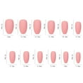 thumbnail image 6 of Press on Nails Kits Square Fake Nails Full Cover Artificial Fingernails Set Acrylic Tip Manicure Design 24 Color 12 Size, 6 of 8