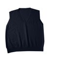 thumbnail image 6 of Yigetop Knit Vest Womens Knitted Vest Sleeveless V Neck Plaid Knit Sweater Vest Crop Tank Women's Sweater Vests Navy XL, 6 of 6