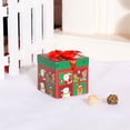 thumbnail image 3 of Dosaele 3pcs Christmas Gift Box Square Paper Candy Boxes Cartoon Xmas Decorations for Home  (Small Size), 3 of 6