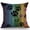 68#colorful, variant on Dog Paw Print Pillow Cover Pet Lover Gift, Cute Animal Themed Cushion Case with Hidden Zipper, Soft Polyester Linen Decor for Sofa Bed Living Room Dog Owners