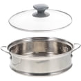 thumbnail image 1 of Stainless Steel Food Steamer Home Pastry Steamer Practical Steaming Basket, 1 of 9