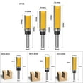 thumbnail image 3 of Router Drill Bit Set 3/8 Inch Shank 5/8 Inch Blade Double Flute Straight Drill Bit for Woodworking Router Tools, 3 of 7