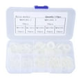 thumbnail image 4 of 350Pcs 15 Size White O-Rings Assortment Kit Metric Sealing Rings Silicone O Rings for Sanitary Washers Car Quick Repair, 4 of 6