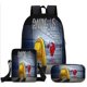 thumbnail image 1 of Among Us Visor Backpack Kids Rucksack Crewmate Back To School Bag A, 1 of 2