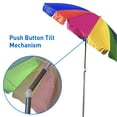 6 foot diameter canopy beach umbrella