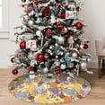thumbnail image 5 of Pofeuu Cycling Elephant On Bicycle In Park Print Christmas Tree Skirt, Merry Christmas Skirt Xmas Tree Ornaments for Xmas Holiday Party Decorations-48", 5 of 7