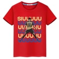 thumbnail image 2 of Camiseta personalizada de manga corta con estampado de letras de Ronaldo 2024, ropa de verano, ropa informal para niños, 2 of 4