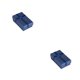 thumbnail image 4 of Sonducket Cajas de joyería coloridas con paquete Bowknot Caja de transporte para collares Embalaje de joyas Autoensamblaje Presente Azul oscuro Azul oscuro 2Conjunto, 4 of 6