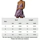thumbnail image 2 of Mini Vestido Vestido sin espalda para mujer Vestido de color sólido con escote en V profundo Ropa de playa elegante y sexy con dobladillo con volantes Cgtredaw Púrpura L para Mujer, 2 of 6
