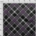 thumbnail image 2 of oneOone Organic Cotton Voile Fabric Tartan Check Printed Craft Fabric BTY 42 Inch Wide, 2 of 4