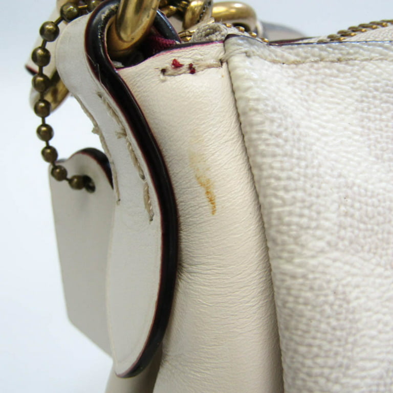 Coach - Authenticated Purse - Leather White for Women, Never Worn