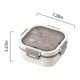 thumbnail image 3 of Fiambrera Bento de 5 compartimentos 1200ML con cuchara y cuchillo - A prueba de fugas, apta para microondas y lavavajillas - Recipiente reutilizable para adultos y niños, 3 of 7