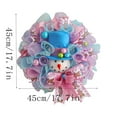 thumbnail image 6 of Litrail 18 Inch Artificial Christmas Wreath with Linen Bow - Indoor Outdoor Front Door Holiday Decor, 6 of 7