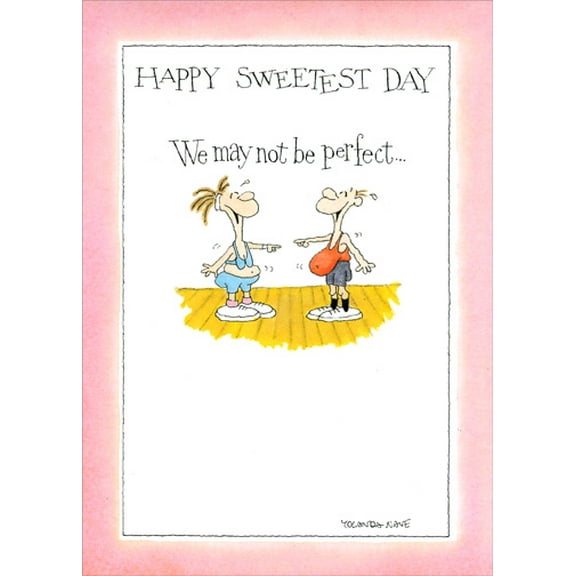 Recycled Paper Greetings Perfect For Each Other Funny / Humorous Sweetest Day Card