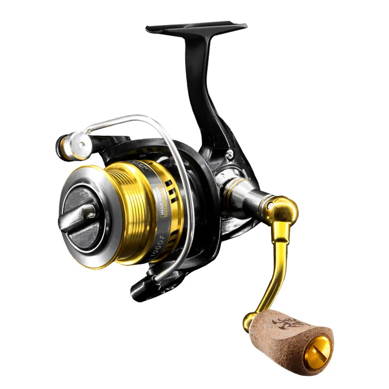 All metal 1000/2000 Series Ultra Lightweight Spinning Fishing Reel 10+1BB Sea Bass Durable Small Fishing Wheel baitcasting reel