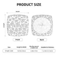 thumbnail image 6 of Fotbe Snake Velvet Stretch Couch Cushion Cover Plush Cushion Slipcover for Chair Cushion Furniture Protector Seat Cushion Sofa Cover-16.9in, 6 of 9
