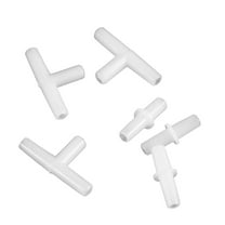 MERRYHAPY 40Pcs White Plastic Aquarium Fittings for Air Pump Line Tubing and Fish Tank Accessories