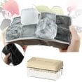 thumbnail image 2 of Ice Tray Household Food Grade Ice Box With Lid Ice Artifact Large Capacity Refrigerator Ice Storage Box Homemade Ice Cubes For Home Bars, 2 of 8