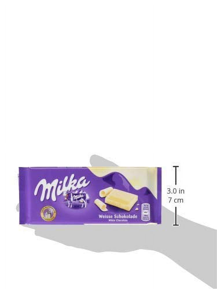 Milka Alpine Milk White Chocolate, 3.5 oz. Bars (Pack of 22)