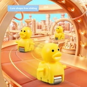 Duck Roller Coaster,Funny Duck Climbing Stairs Toy,Escalator Roller Coaster Toy,Automatic Track Slide Toy,Coaster Track Toy with Music&Light,Intoor Duck Slide Toy for Kids(9 Ducks(Rechargeable))