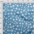 thumbnail image 3 of oneOone Cotton Flex Blue Fabric Geometric Craft Projects Decor Fabric Printed By The Yard 40 Inch Wide, 3 of 4