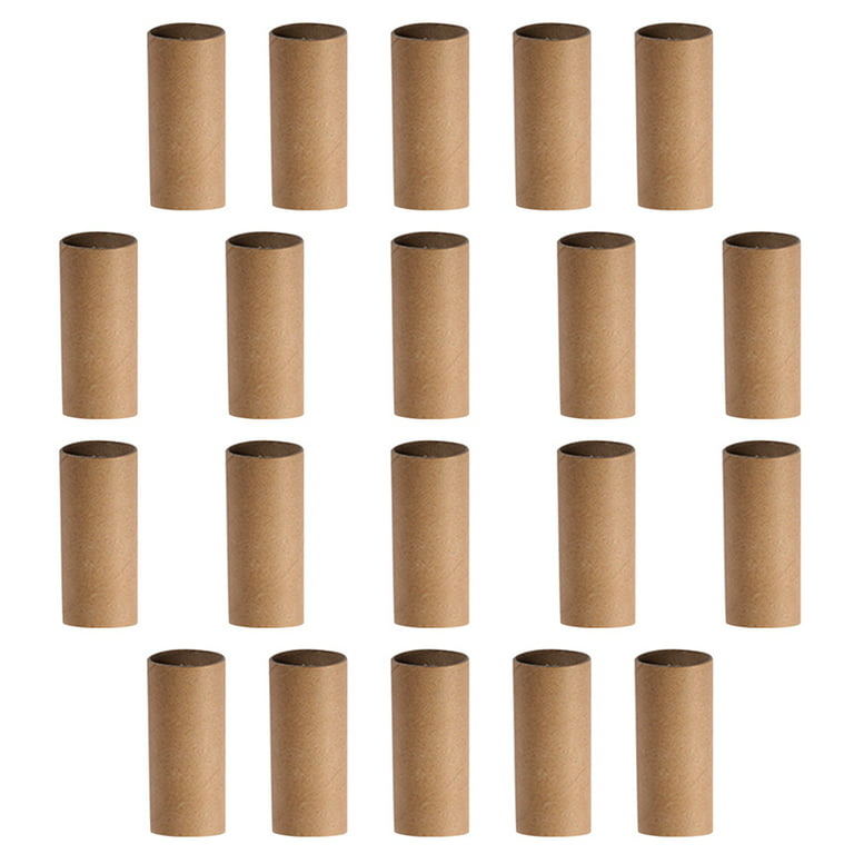 30 Pack Craft Rolls - Round Cardboard Tubes - Cardboard Tubes for Crafts -  Craft Tubes - Paper Tube for Arts & Crafts - 1.57 x 3.9 Inches - White