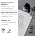 thumbnail image 2 of Speedball Super Black India Ink, 2-Ounce Jar, 2 of 7
