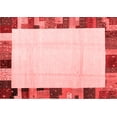 thumbnail image 1 of Ahgly Company Indoor Rectangle Solid Red Modern Area Rugs, 2' x 4', 1 of 4