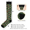 thumbnail image 3 of FORMRS Womens Knee High Socks Casual Long Thick Travel Daily Wear, 2 Pairs, Christmas Tree, 3 of 6