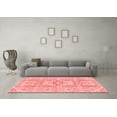 thumbnail image 3 of Ahgly Company Machine Washable Indoor Rectangle Abstract Red Modern Area Rugs, 2' x 3', 3 of 4