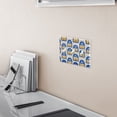 thumbnail image 5 of Yayeee Toggle Light Switch Wall Plate 2-Gang 4.56"x4.48" Decorative Outlet Cover, Blue Palm Tree Pattern, 5 of 7