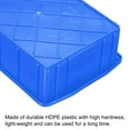 thumbnail image 4 of Unique Bargains 10'x7'x3' Plastic Lab Tray Rectangle Utility Stackable Box Crafts Organizer Blue, 4 of 5