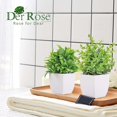 thumbnail image 6 of Der Rose 4 Pack Small Fake Plants Mini Artificial Faux Plants in Pots for Home Office Bedroom Living Room Decor, 6 of 6