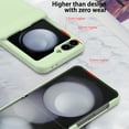 thumbnail image 7 of Deck for Samsung Galaxy Z Flip 6 Case with Hinge Protection, Z Flip 6 Case with Outer Screen Protection, HD Clearly Full body Shockproof Case for Samsung Galaxy z flip 6 (2024),Lightgreen, 7 of 7