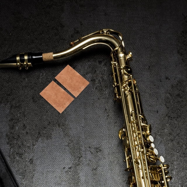 BESTYASH 4Pcs Saxophone Neck Cork Sheets Universal Replacement for Alto Soprano Tenor Sax Accessories