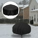 thumbnail image 1 of Protector de barbacoa impermeable Sharpla Cubierta de fosa de fuego redondo negro, 1 of 8