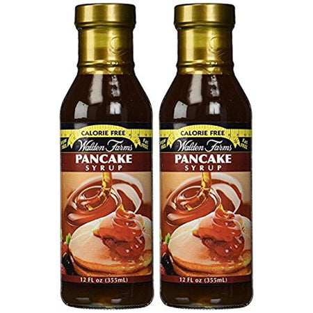 Walden Farms Pancake Syrup, 12 Ounce Pack of 2 (Best Low Carb Pancake Syrup)