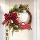 thumbnail image 5 of 38CM Christmas Door Wreath Garland Wooden Car Red Berry Wall Hanging Ornament Merry Christmas Decoration for Home New Year 2025, 5 of 5