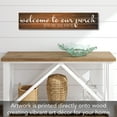 thumbnail image 5 of CounterArt "Porch Welcome" Pallet Wood Welcome Sign, 5 of 7