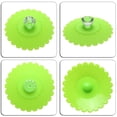 thumbnail image 3 of Termo Taza Tapa de copa de diamante de silicona de encaje Tapa de copa de aislamiento térmico (verde) Likrtyny Para estrenar, 3 of 6